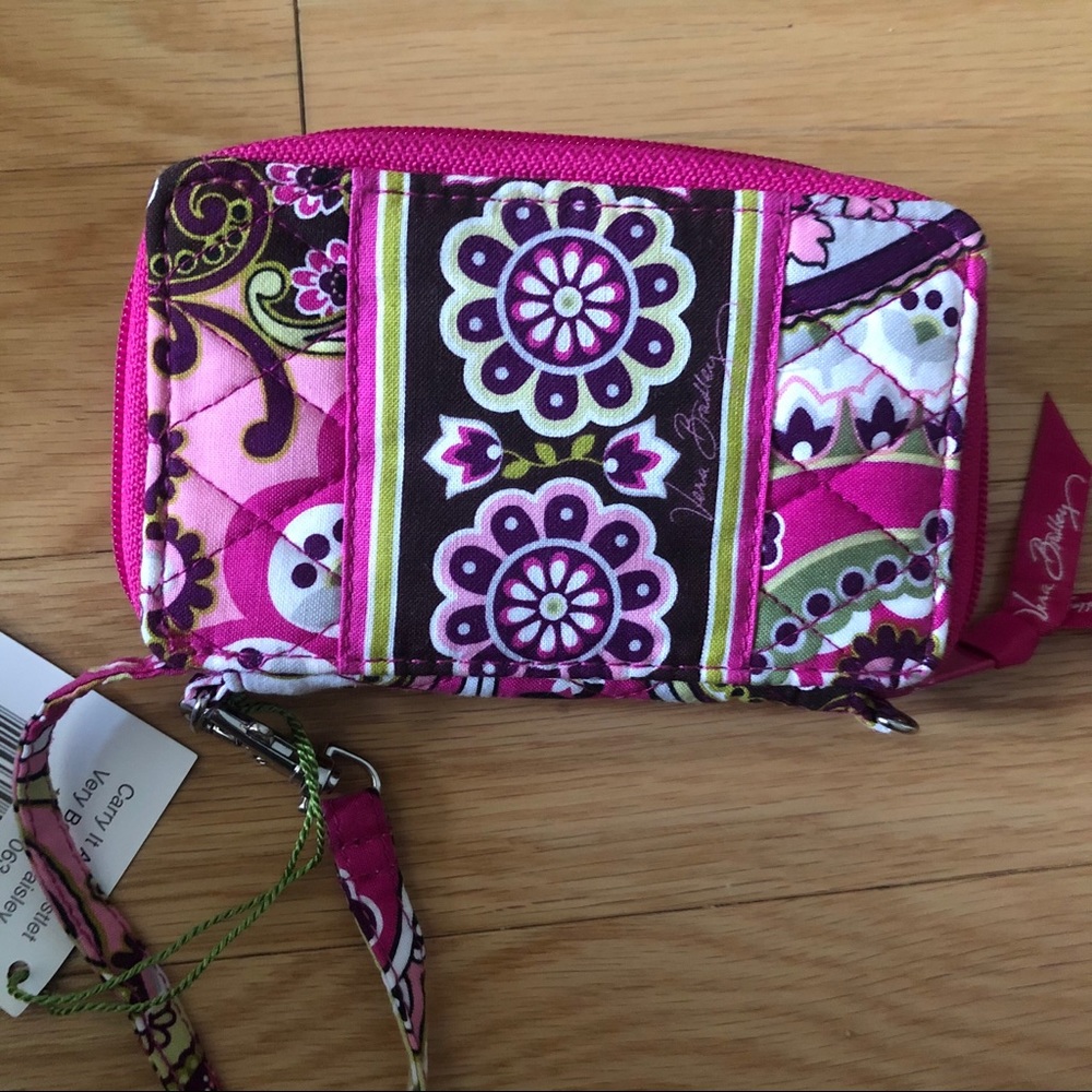 Vera Bradley carry it all wristlet very berry NWT